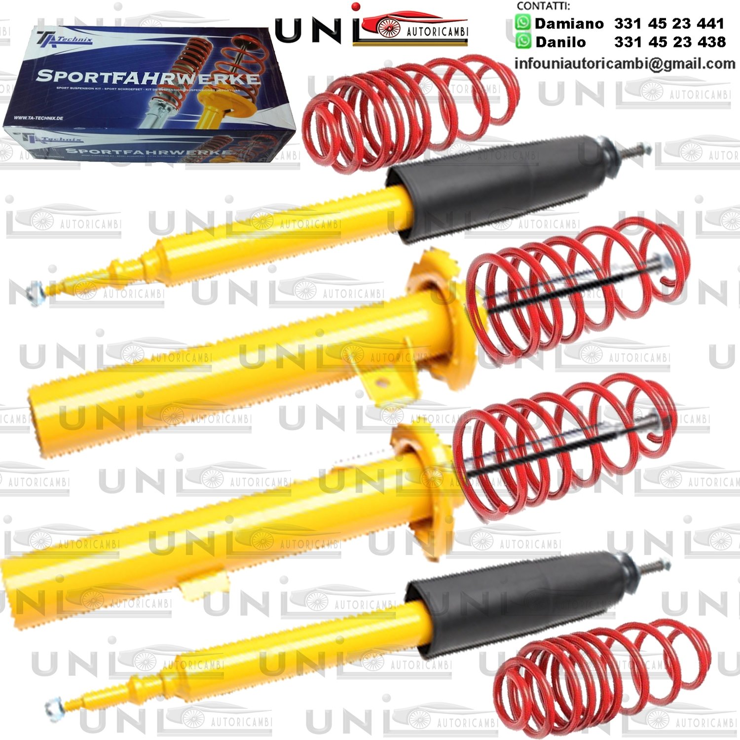 Kit Assetto Sportivo Fisso Tatechnix BMW Serie 1 Hatchback (187) da 2004 a 2013