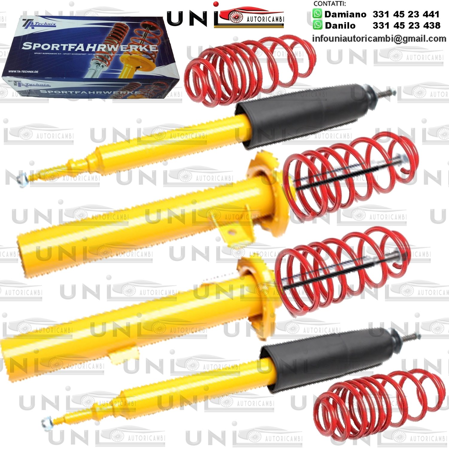 Kit Assetto Sportivo Fisso Tatechnix BMW Serie 1 Hatchback (187) da 2004 a 2013