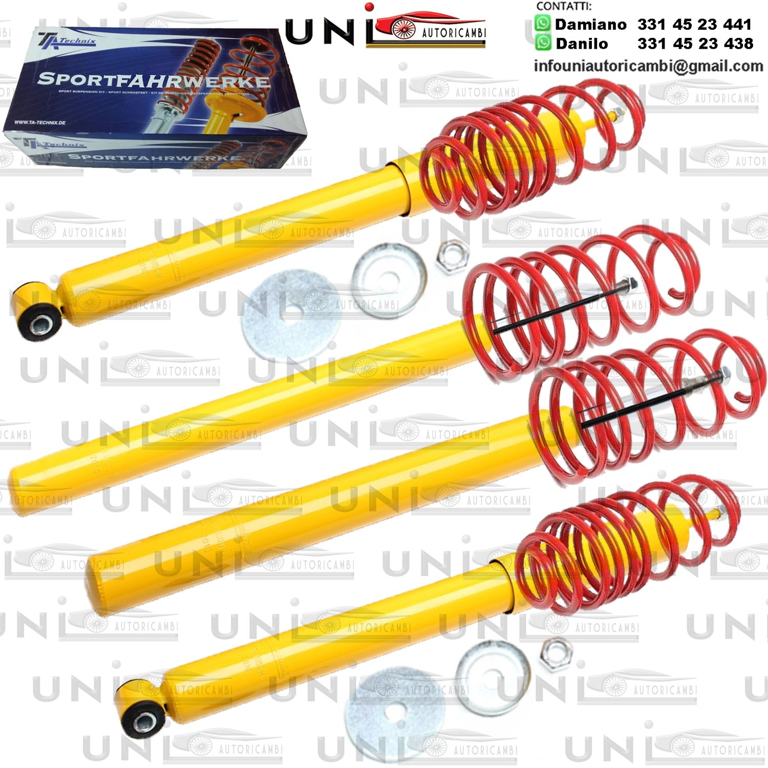 Kit Assetto Sportivo Fisso Tatechnix BMW Serie 3 Berlina (E30, 3/1) da 1982 a 1991