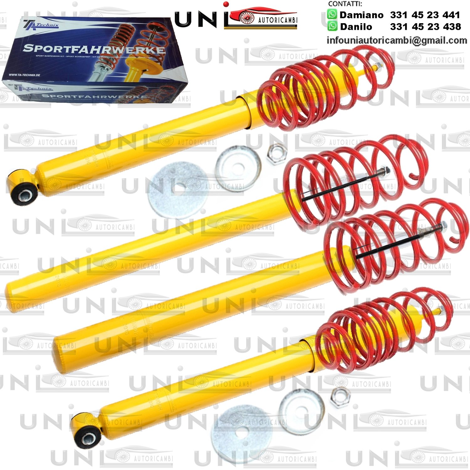 Kit Assetto Sportivo Fisso Tatechnix BMW Serie 3 Berlina (E30, 3/1) da 1982 a 1991