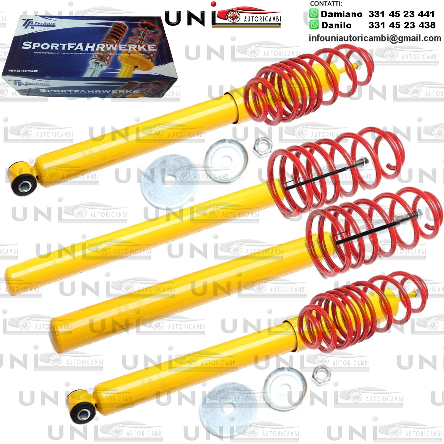 Kit Assetto Sportivo Fisso Tatechnix BMW Serie 3 Berlina (E30, 3/1) da 1982 a 1991