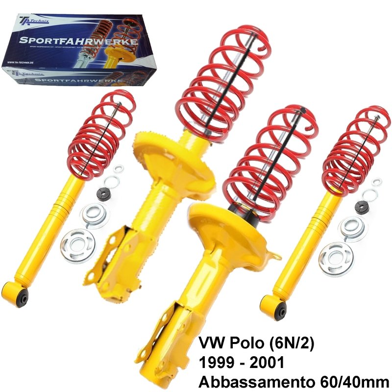 Kit Assetto Sportivo Fisso Tatechnix VW Polo (6N/2) da 10.1999 a 11.2001