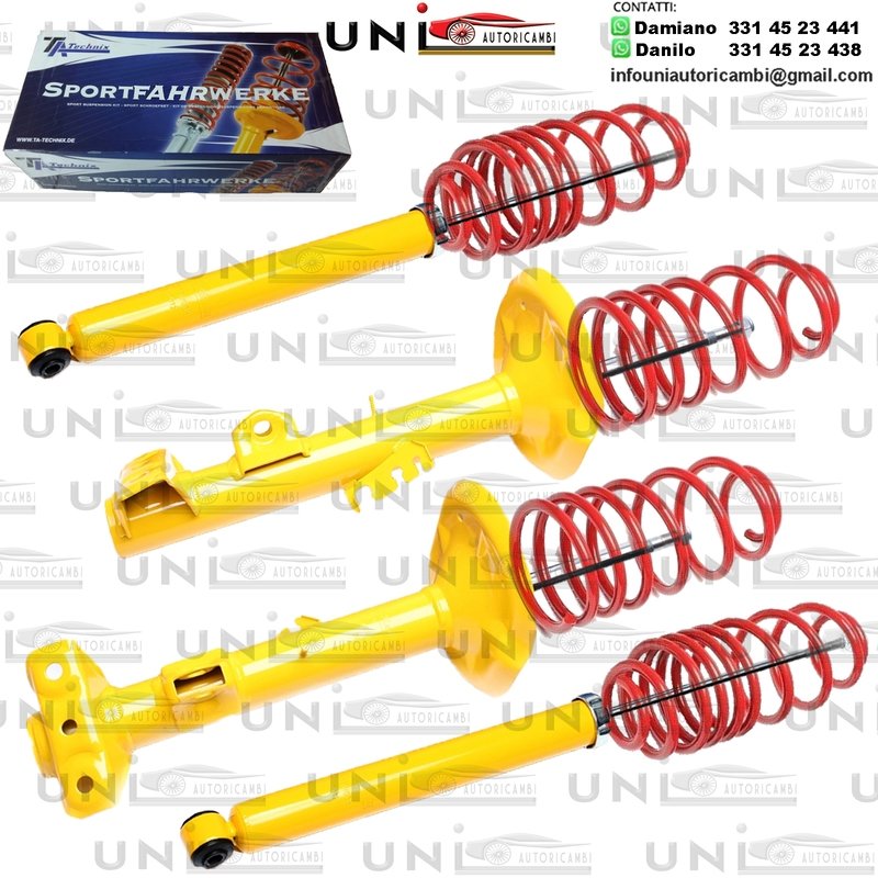 Kit Assetto Sportivo Fisso Tatechnix BMW Serie 3 Berlina + Coupe (E36, 3C, 3B, 3/C, 3/B) da 1992 - 1999