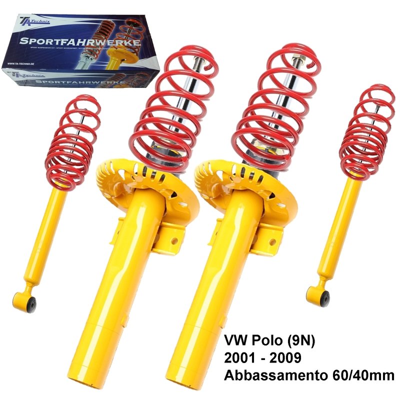Kit Assetto Sportivo Fisso Tatechnix VW Polo (9N) da 11.2001 a 05.2009