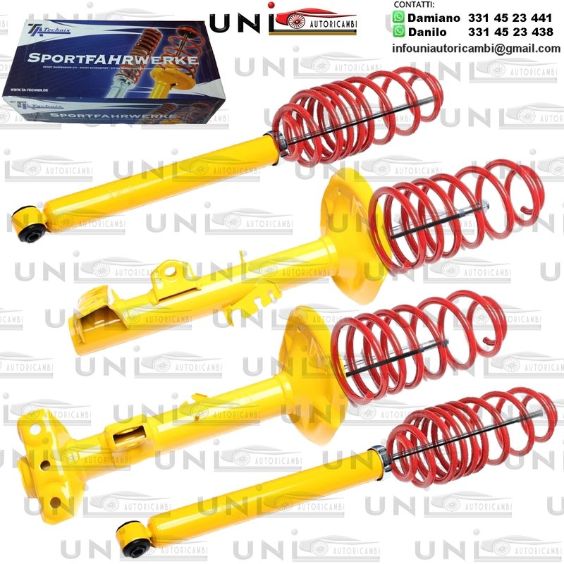 Kit Assetto Sportivo Fisso Tatechnix BMW Serie 3 Berlina + Coupe (E36, 3C, 3B, 3/C, 3/B) da 1992 - 1999