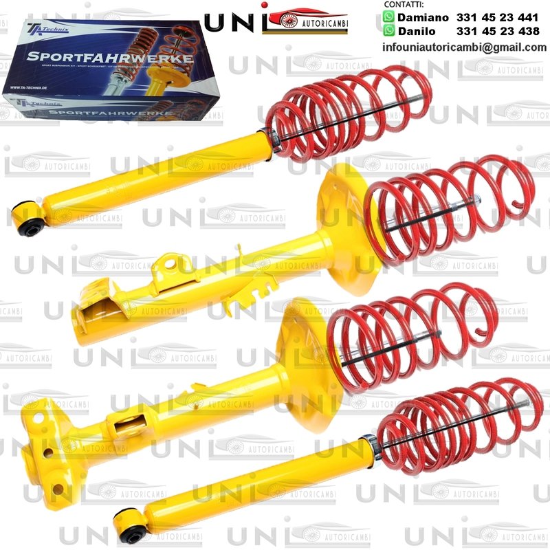 Kit Assetto Sportivo Fisso Tatechnix BMW Serie 3 Berlina + Coupe (E36, 3C, 3B, 3/C, 3/B) da 1992 - 1999
