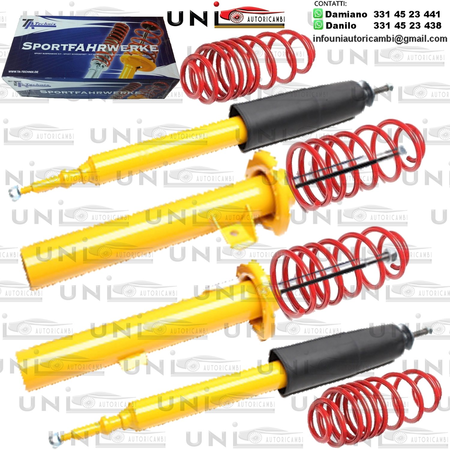 Kit Assetto Sportivo Fisso Tatechnix BMW Serie 3 Coupe (E92, 392C, 3C) da 2005 a 2013