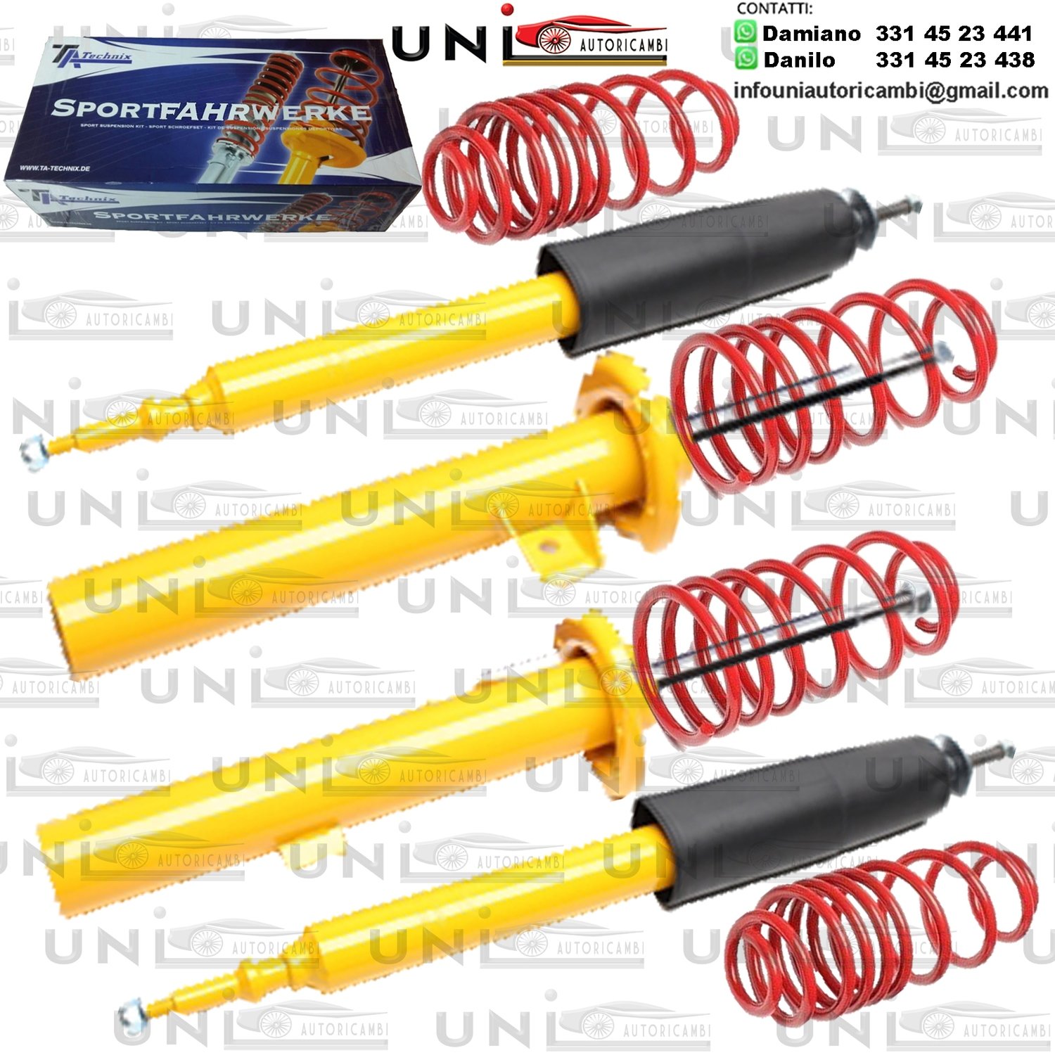 Kit Assetto Sportivo Fisso Tatechnix BMW Serie 3 Coupe (E92, 392C) da 2005 a 2013