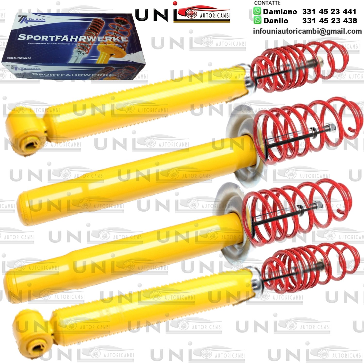 Kit Assetto Sportivo Fisso Tatechnix BMW Serie 5 Touring (E39) da 1997 a 2004