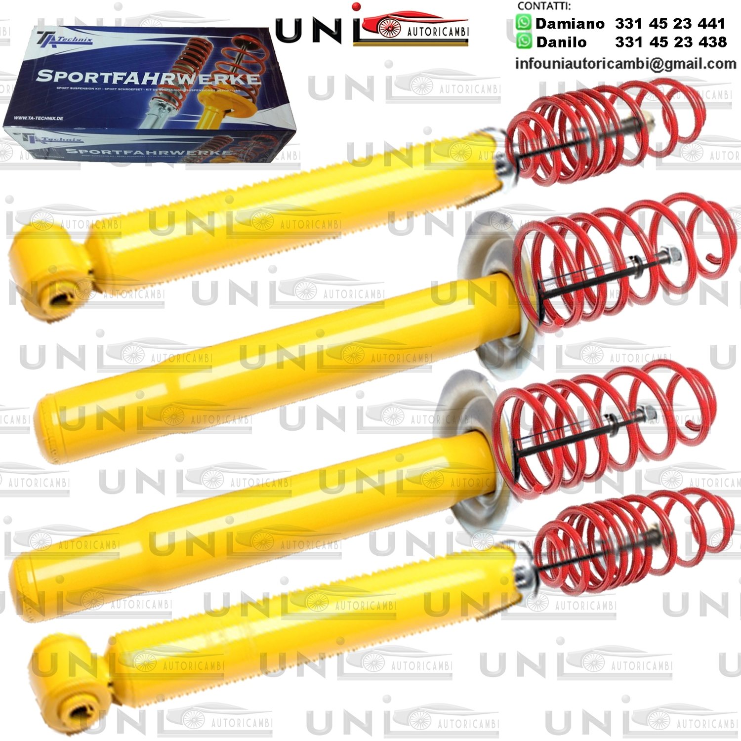 Kit Assetto Sportivo Fisso Tatechnix BMW Serie 5 Touring (E39, 5/D) da 1997 a 2004