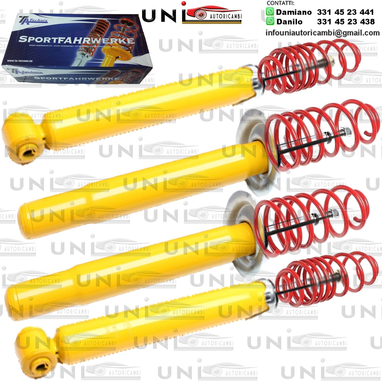 Kit Assetto Sportivo Fisso Tatechnix BMW Serie 5 Touring (E39, 5/D) da 1997 a 2004