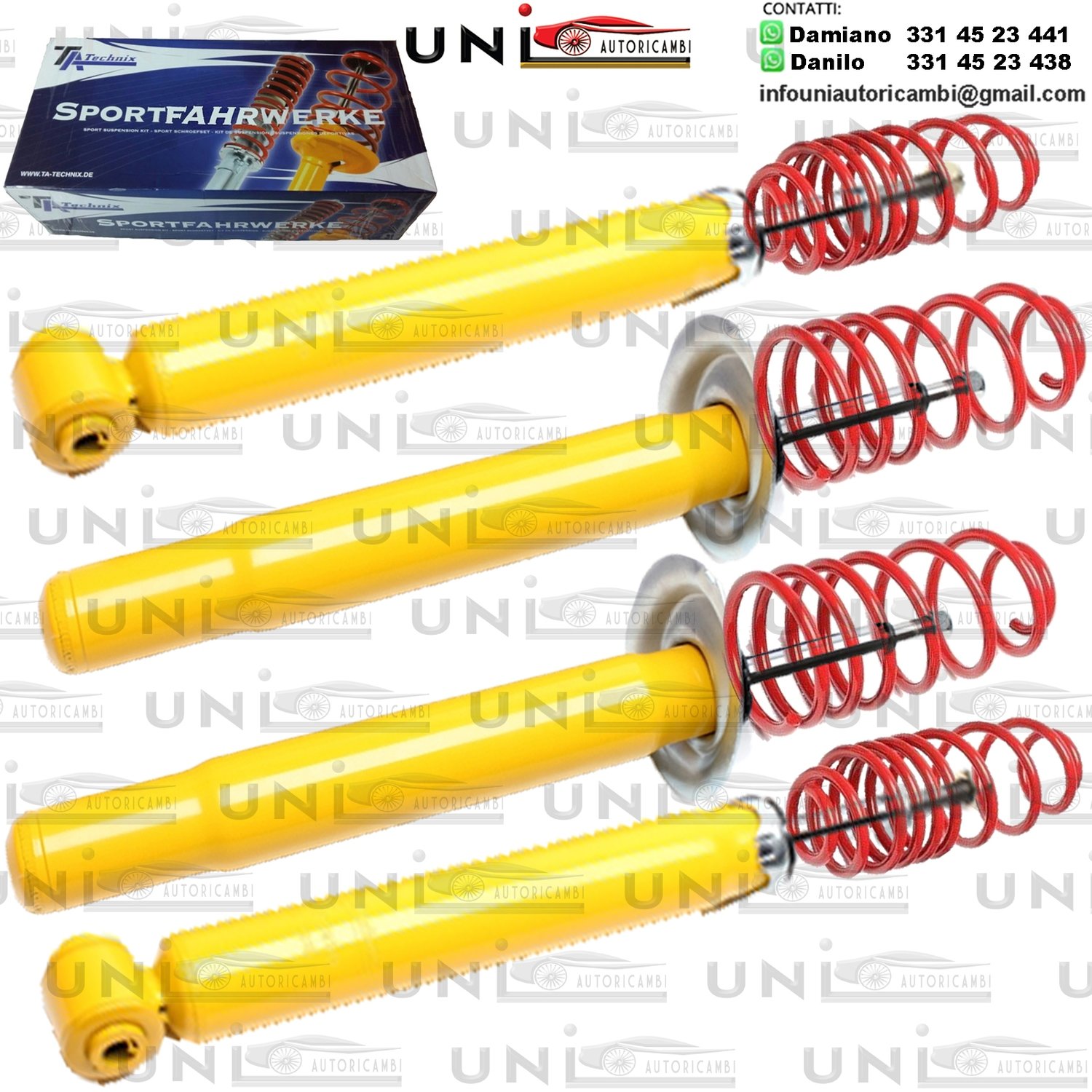 Kit Assetto Sportivo Fisso Tatechnix BMW Serie 5 Touring (E61, 560L) da 2003 a 2010