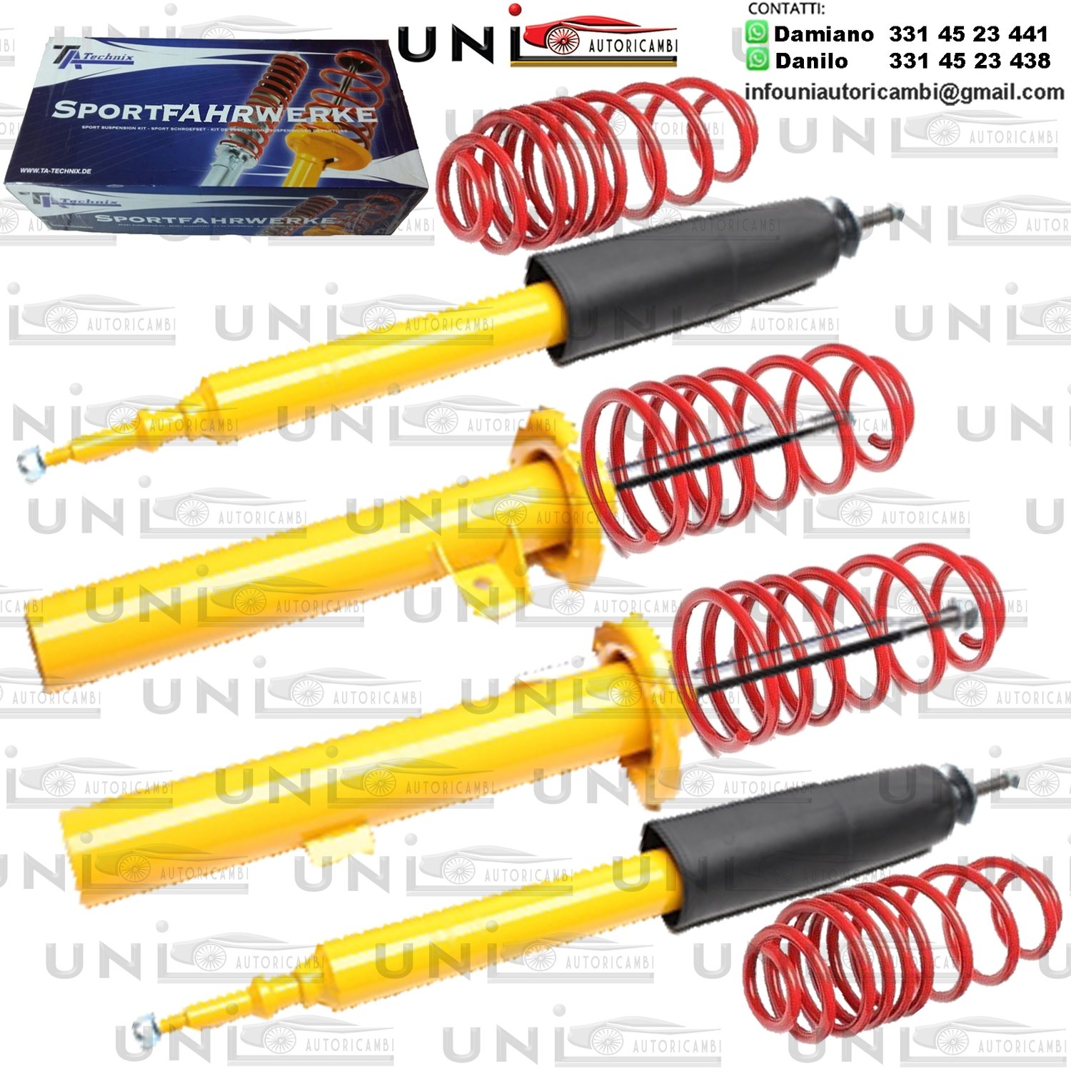 Kit Assetto Sportivo Fisso Tatechnix BMW Serie 1 Cabriolet (182) da 2008 a 2013