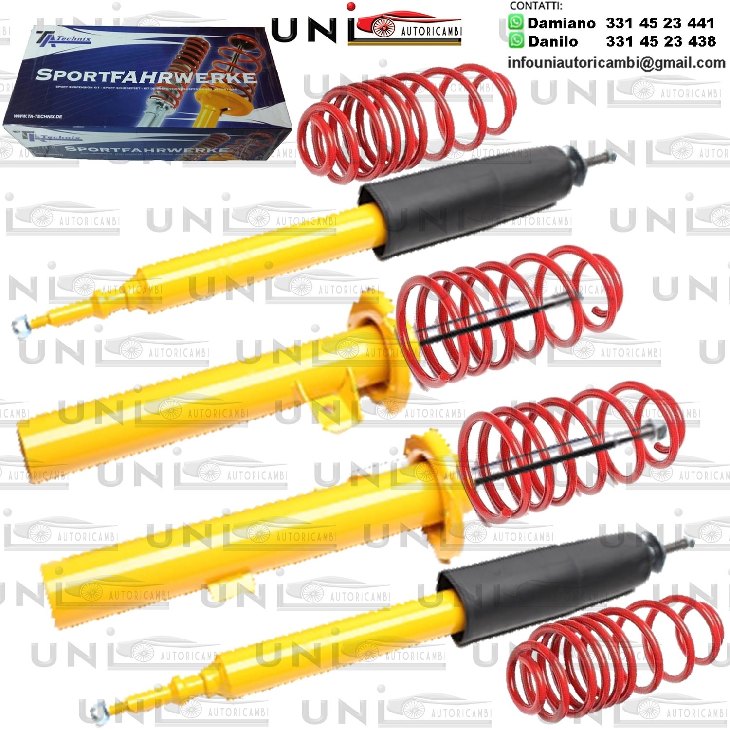 Kit Assetto Sportivo Fisso Tatechnix BMW Serie 1 Coupe (182) da 2007 a 2013