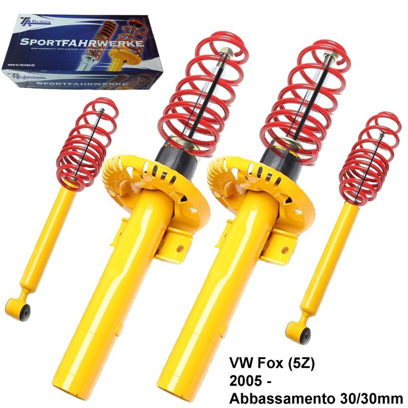 Kit Assetto Sportivo Fisso Tatechnix VW Fox (5Z) da 2005 -