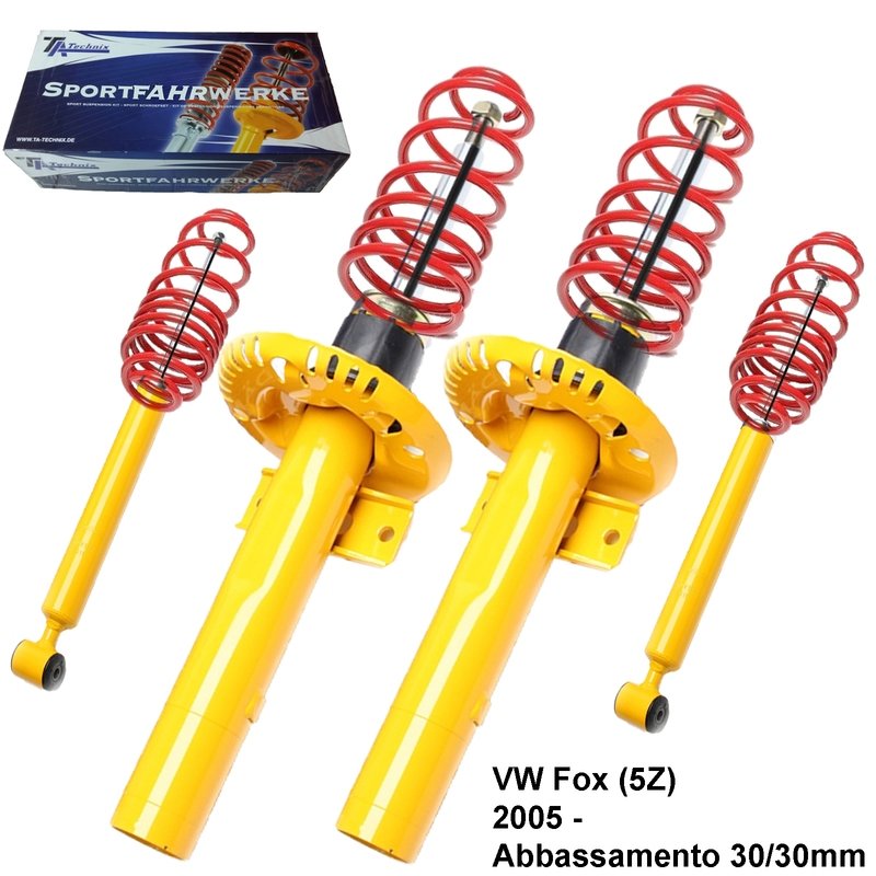 Kit Assetto Sportivo Fisso Tatechnix VW Fox (5Z) da 2005 -