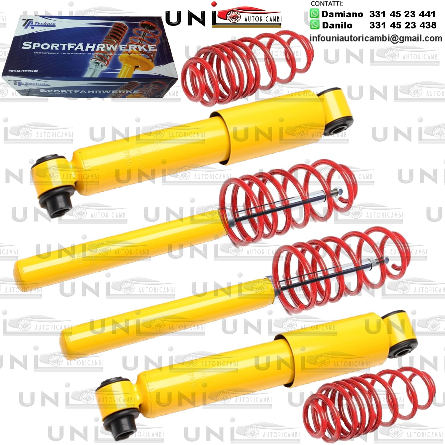 Kit Assetto Sportivo Fisso Tatechnix Citroën Saxo (S, S0, S1) da 1996 a 2003