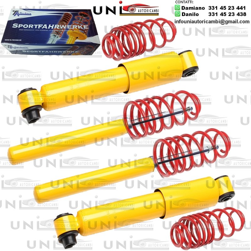 Kit Assetto Sportivo Fisso Tatechnix Citroën Saxo (S, S0, S1) da  1996 a 2003