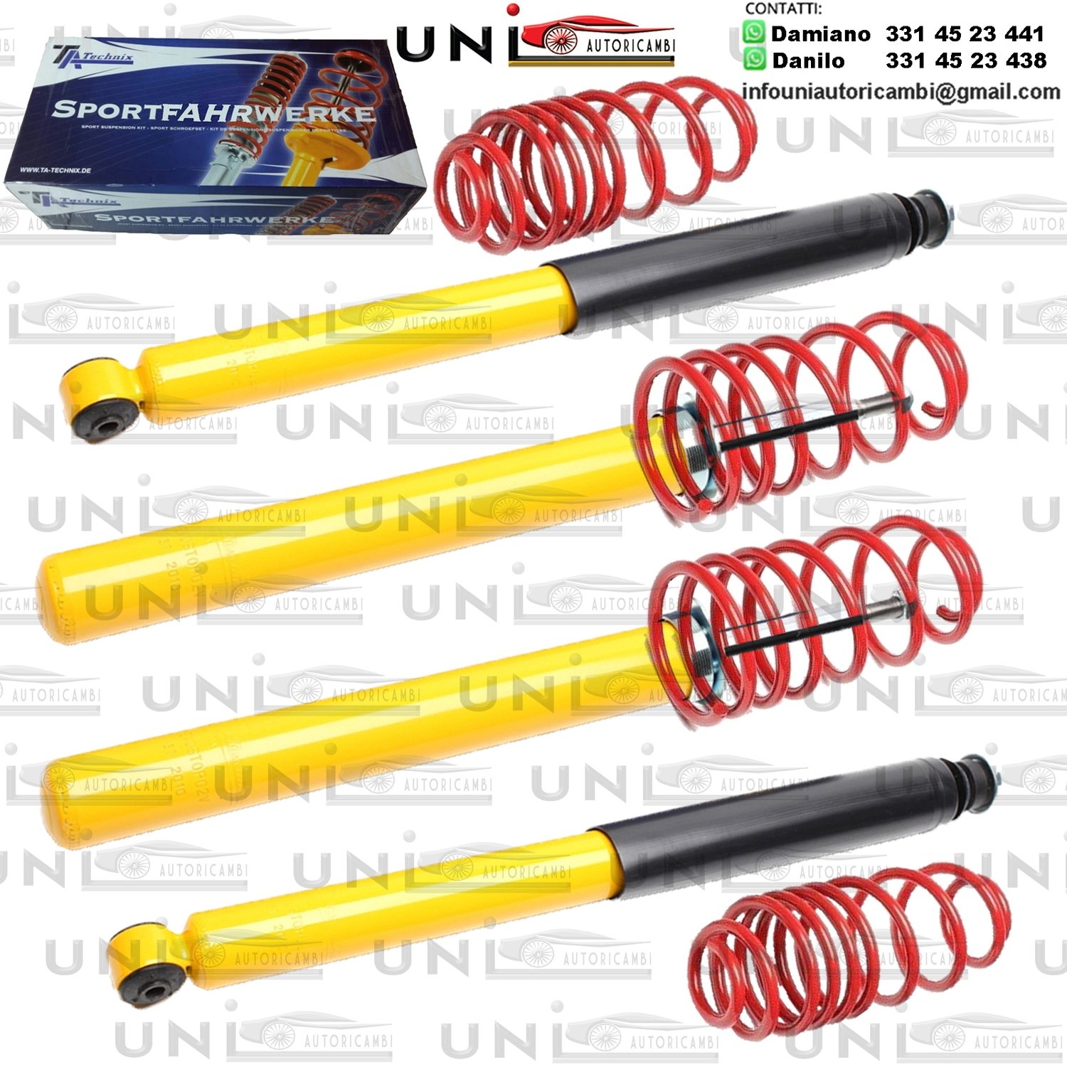 Kit Assetto Sportivo Fisso Tatechnix Daewoo Nexia (KLETN) da 1995 a 2001