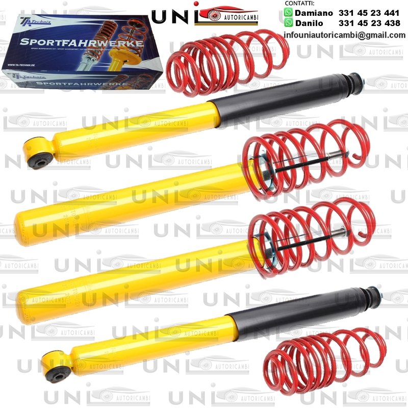 Kit Assetto Sportivo Fisso Tatechnix Daewoo Lanos (KLAT) da 1997 a 2004