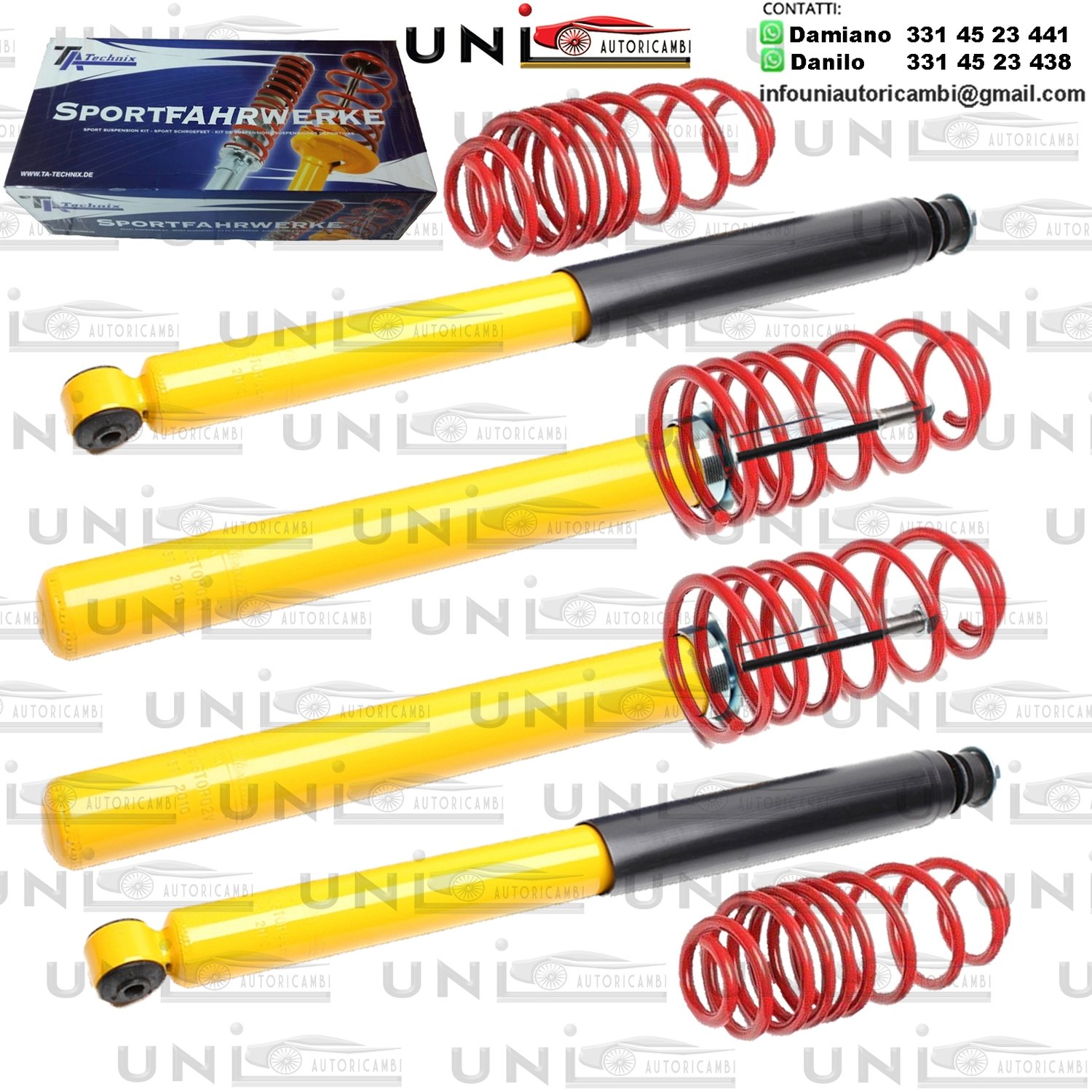 Kit Assetto Sportivo Fisso Tatechnix Daewoo Nexia (KLETN) da 1995 a 2001