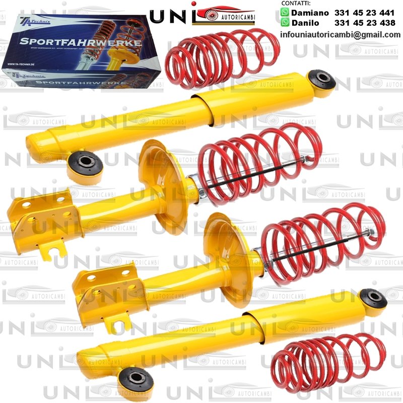 Kit Assetto Sportivo Fisso Tatechnix Fiat Cinquecento (170) da 1991 a 1998