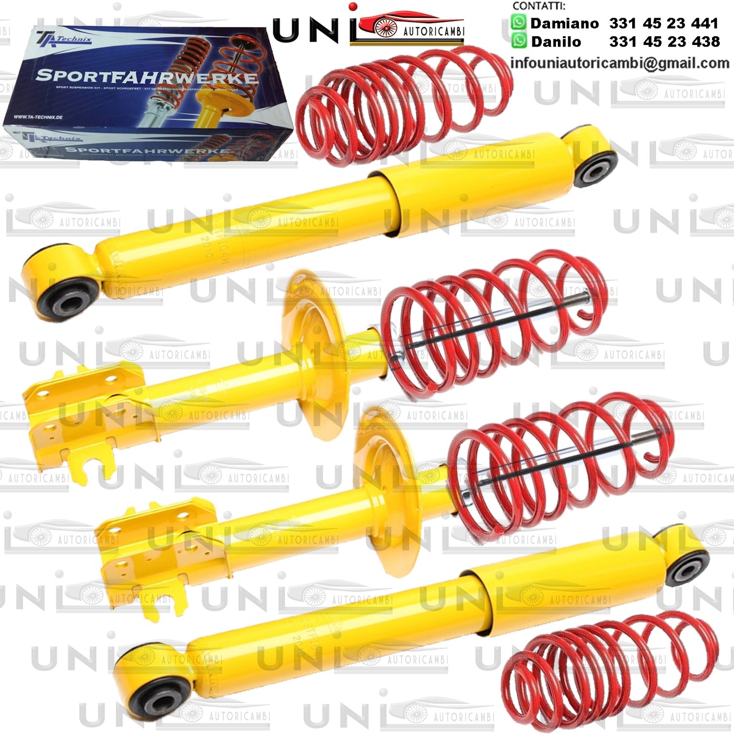 Kit Assetto Sportivo Fisso Tatechnix Fiat Punto (188) da 1999 a 2009