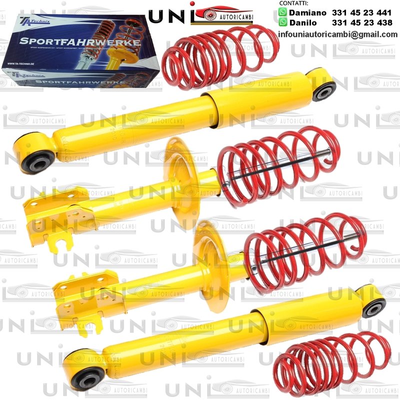 Kit Assetto Sportivo Fisso Tatechnix Fiat Punto (176) da 1994 a 1999