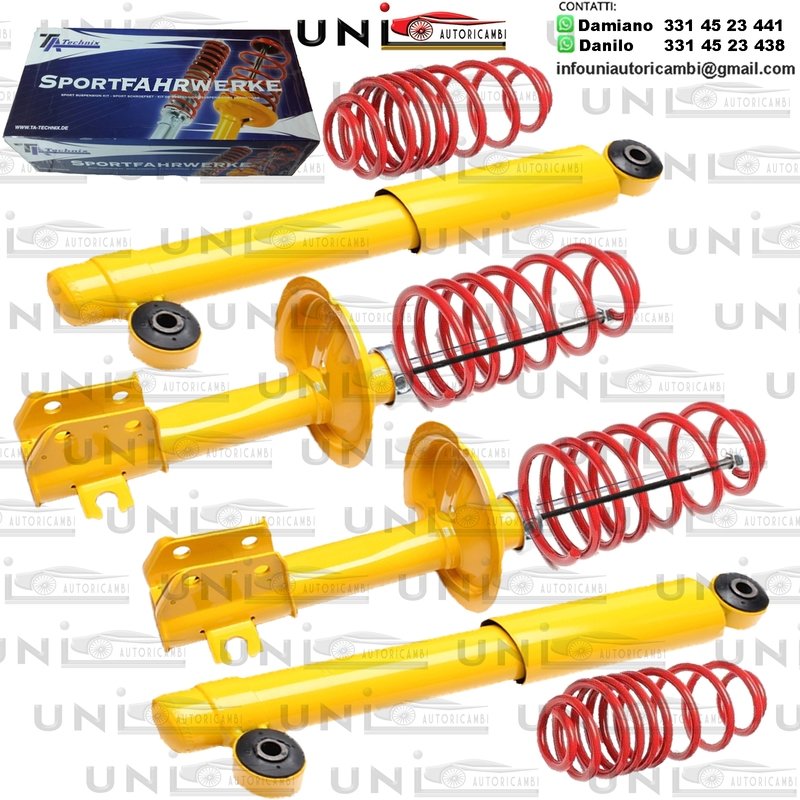 Kit Assetto Sportivo Fisso Tatechnix Fiat Seicento (187) da 1998 a 2009