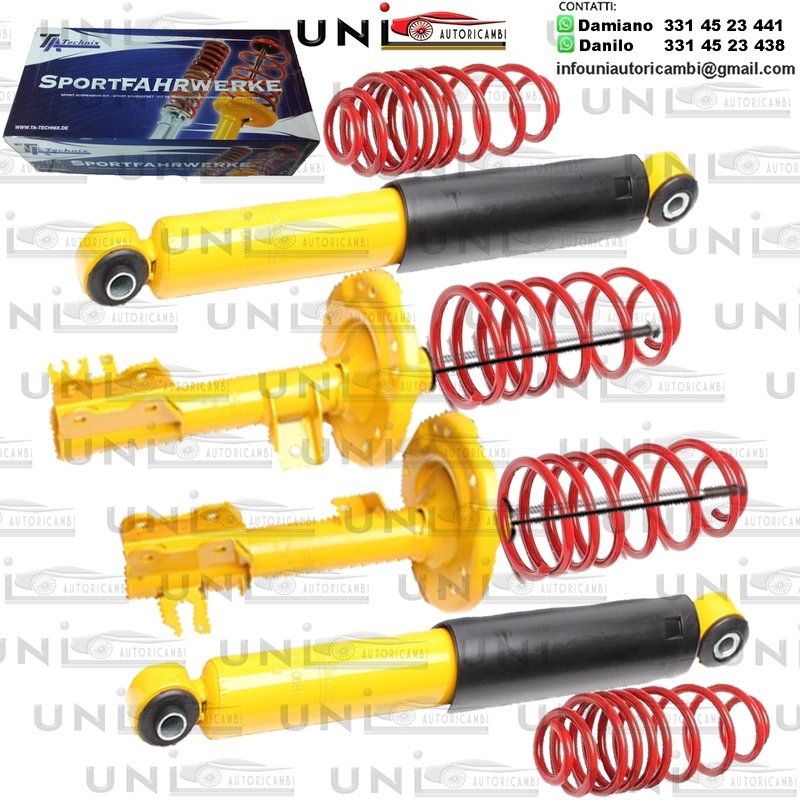 Kit Assetto Sportivo Fisso Tatechnix Fiat 500 / 500C (312) da 2007 -