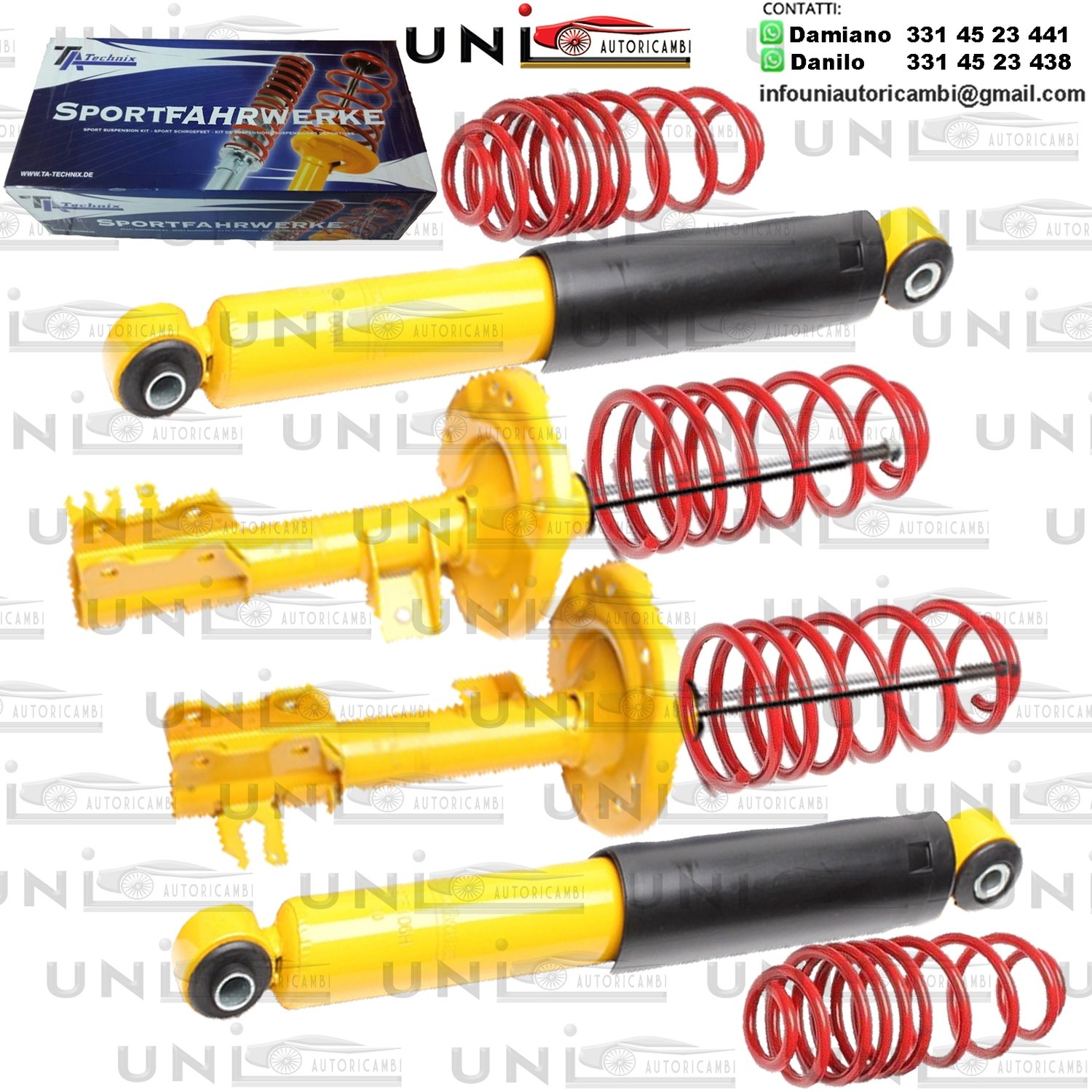 Kit Assetto Sportivo Fisso Tatechnix Fiat 500 / 500C (312) da 2007 -