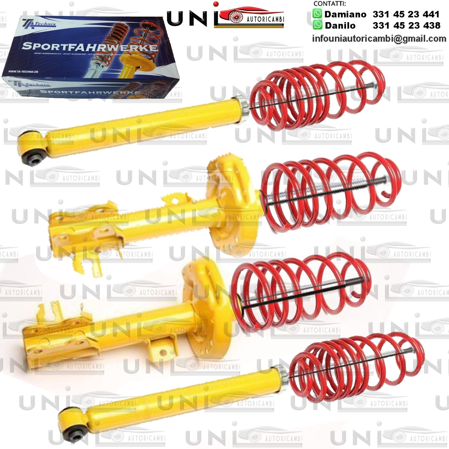 Kit Assetto Sportivo Fisso Tatechnix Fiat Grande Punto / Punto / Evo da 2005 - 2011