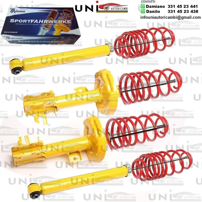 Kit Assetto Sportivo Fisso Tatechnix Fiat Grande Punto / Punto / Evo da 2005 a 2011