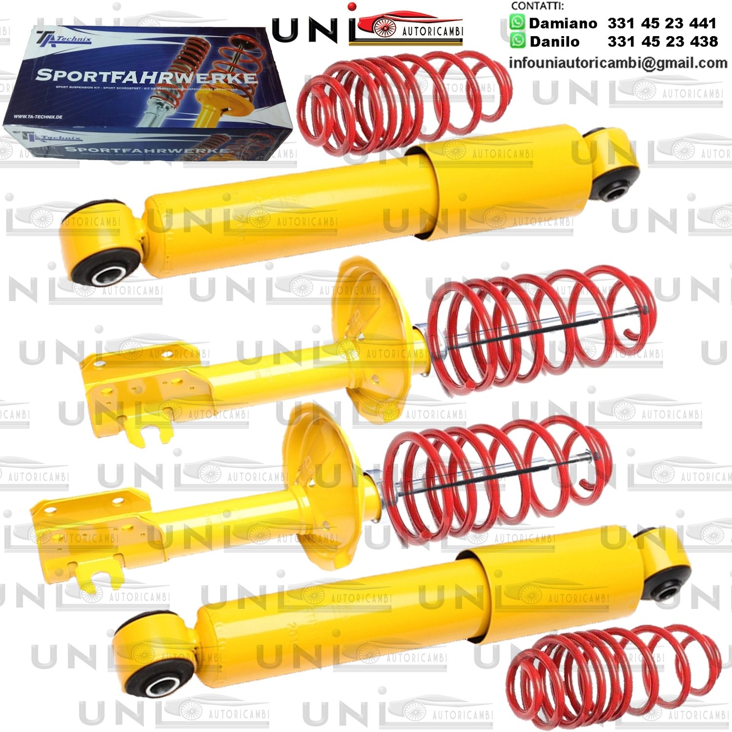 Kit Assetto Sportivo Fisso Tatechnix Fiat Punto (176) da 1993 a 1999