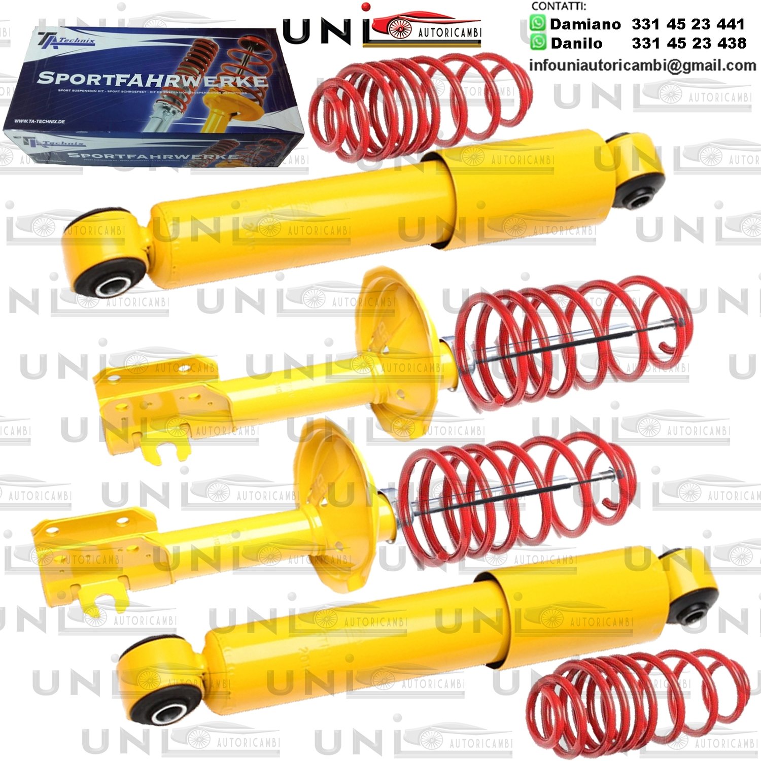 Kit Assetto Sportivo Fisso Tatechnix Fiat Punto (176) da 1993 a 1999