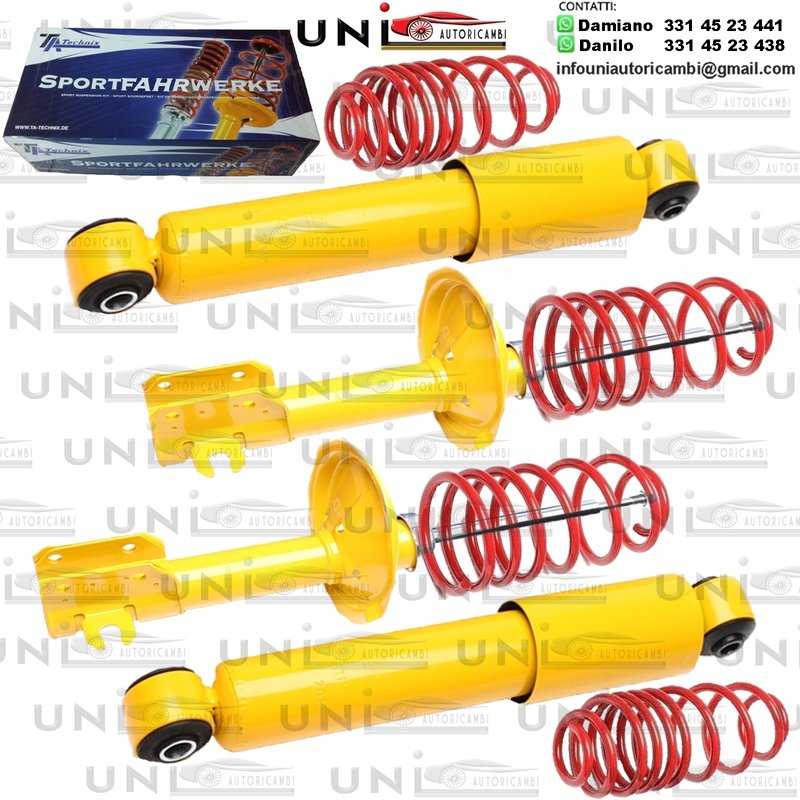 Kit Assetto Sportivo Fisso Tatechnix Fiat Punto Cabriolet (176C) da 1993 a 1999