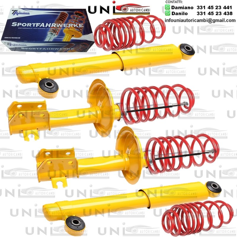 Kit Assetto Sportivo Fisso Tatechnix Fiat Seicento (187) da 1998 a 2010