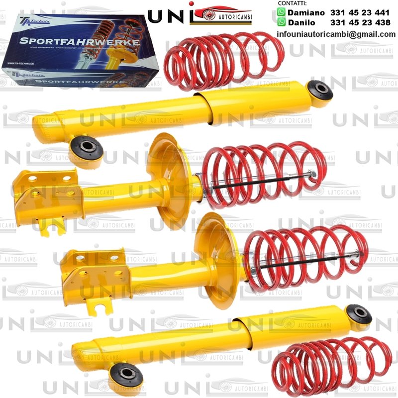 Kit Assetto Sportivo Fisso Tatechnix Fiat Seicento (187) da 1998 a 2010