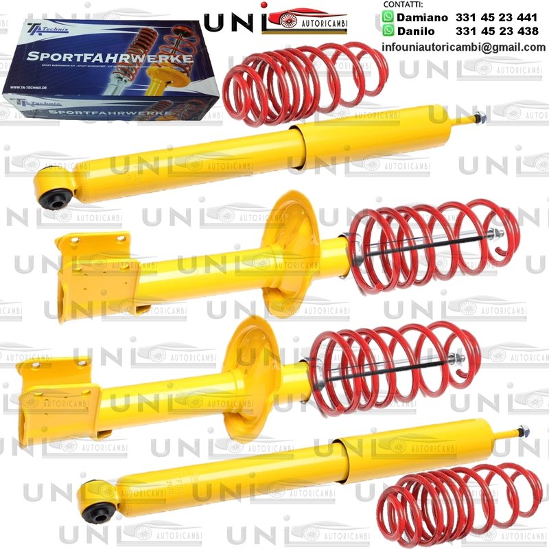 Kit Assetto Sportivo Fisso Tatechnix Fiat Uno (146A) da 1983 a 1995