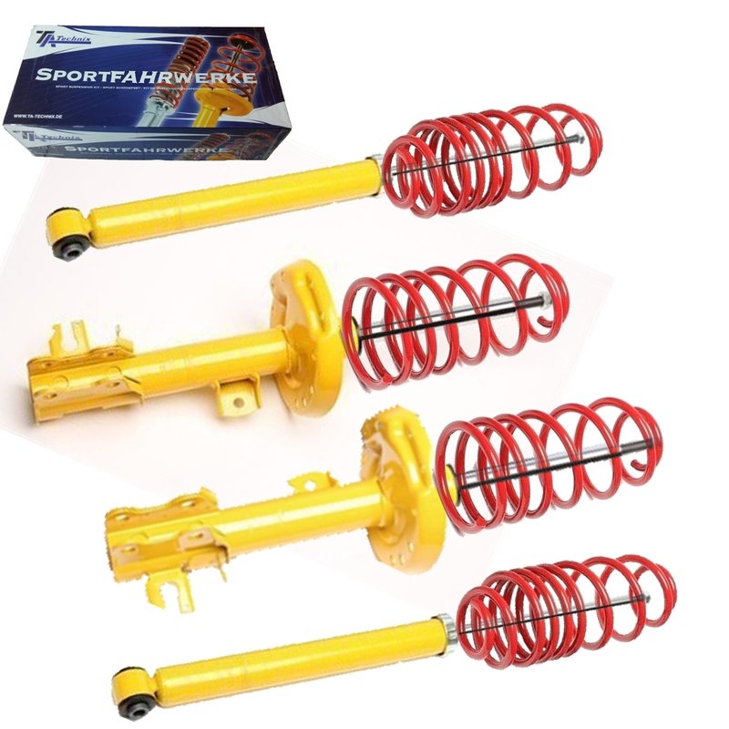 Kit Assetto Sportivo Fisso Tatechnix Fiat Abarth Grande Punto + Abarth Evo (199) da 2007 a 2012