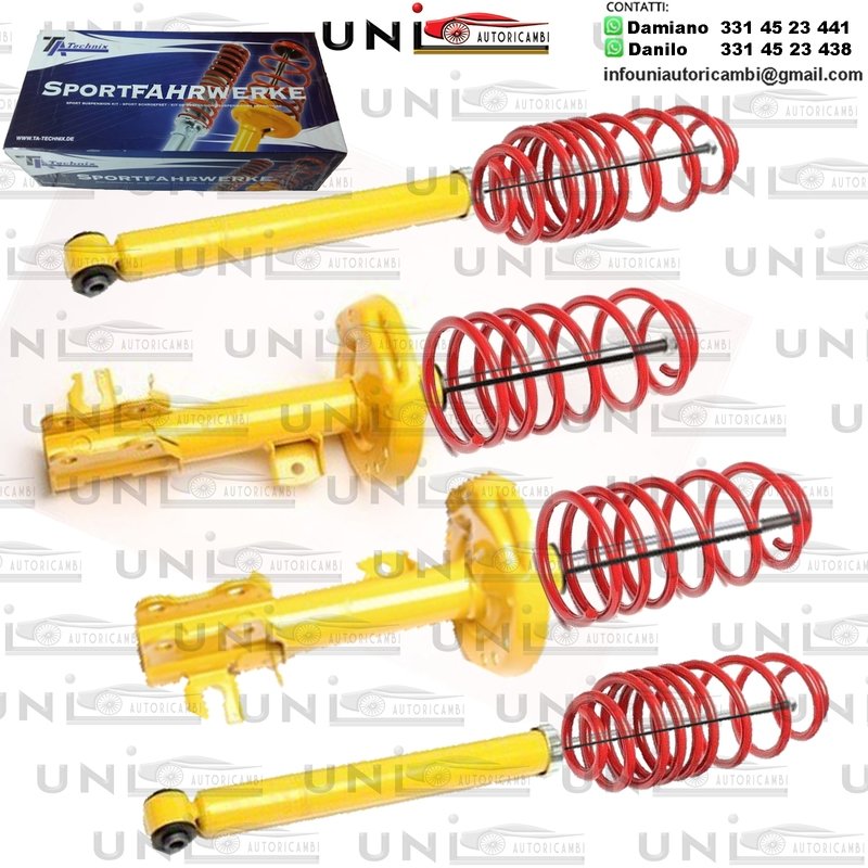 Kit Assetto Sportivo Fisso Tatechnix Fiat Abarth Grande Punto + Abarth Evo (199) da 2007 a 2012