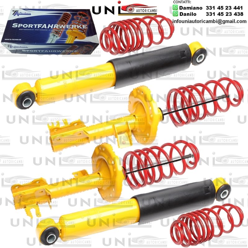 Kit Assetto Sportivo Fisso Tatechnix Fiat Abarth 500 (312) da 2015 a -