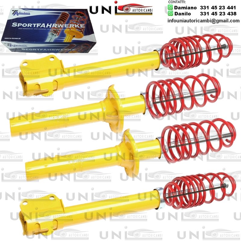 Kit Assetto Sportivo Fisso Tatechnix Ford Escort III+IV (GAA+GAF) / Orion I+II (AFF+ AFD) da 1983 a 1990