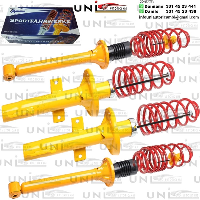 Kit Assetto Sportivo Fisso Tatechnix Ford Escort V+VI (GAL/ALL) / Orion III (GAL) da 1990 a 1995