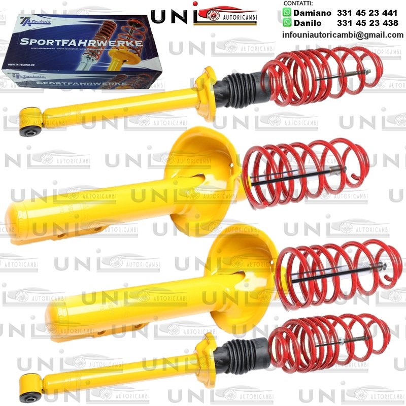 Kit Assetto Sportivo Fisso Tatechnix Ford Escort VII (GAL) da 1995 a 2000