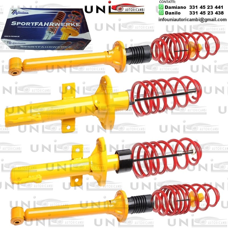 Kit Assetto Sportivo Fisso Tatechnix Ford Fiesta III (GFJ) da 1989 a 1993