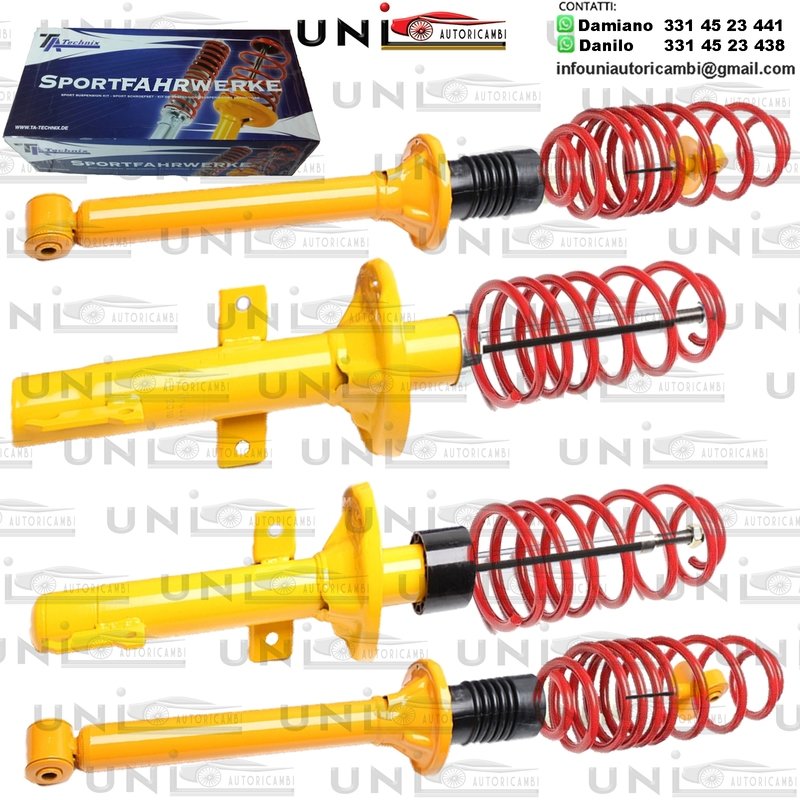 Kit Assetto Sportivo Fisso Tatechnix Ford Fiesta III (GFJ) da 1989 a 1993