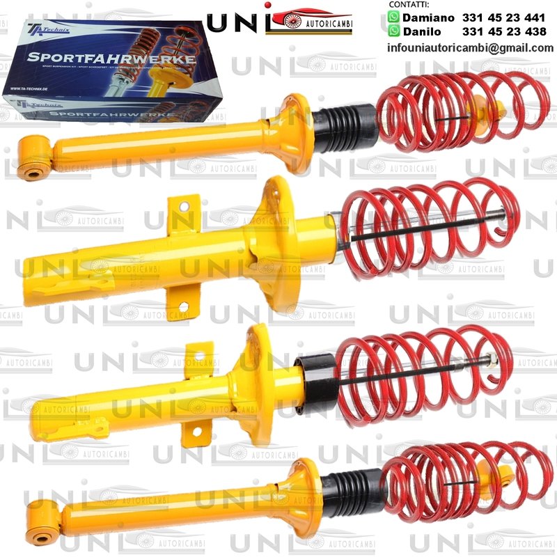 Kit Assetto Sportivo Fisso Tatechnix Ford Fiesta III Facelift (GFJ) da 1994 a 1996