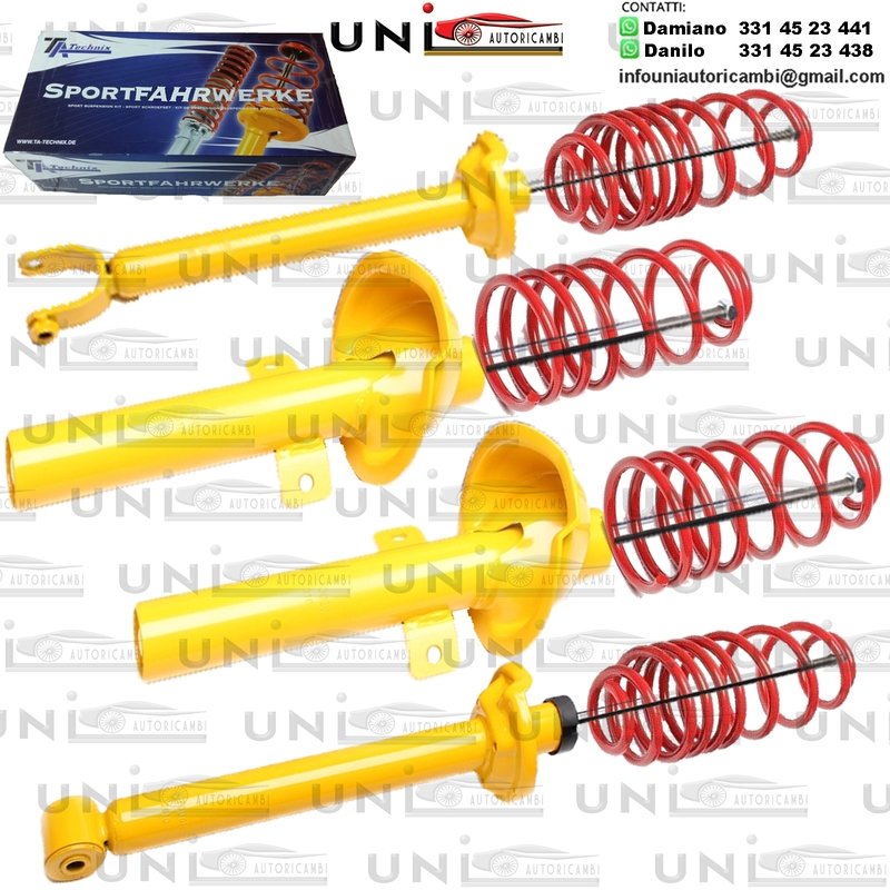 Kit Assetto Sportivo Fisso Tatechnix Ford Fiesta IV (JAS / JBS) da 1995 a 1998