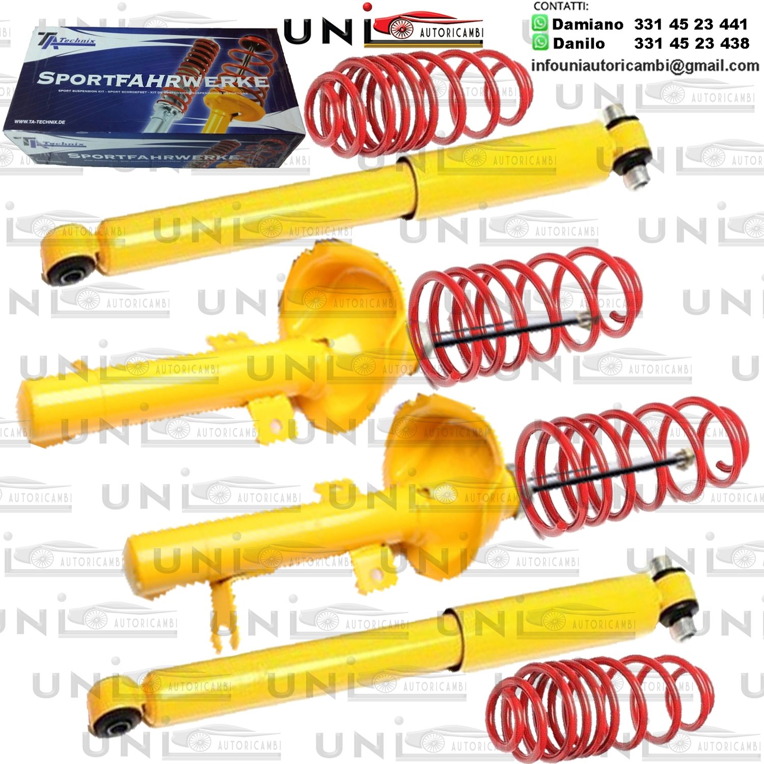 Kit Assetto Sportivo Fisso Tatechnix Ford Focus Turnier (DNW) da 1999 a 2004